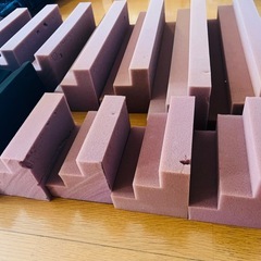 消音材　吸音 遮音  騒音　300×300  3枚　角用三角　コーナー用の画像
