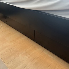 IKEAクイーンサイズベッド　の画像