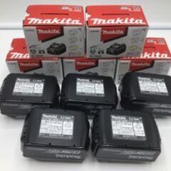 【エコツール笠寺店】Makita/マキタ 18v 6.0Ah リチウムイオンバッテリー BL1860B 箱あり5個セット【愛知県/名古屋市/笠寺/工具】の画像