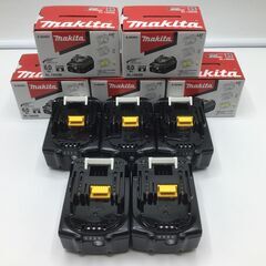 【エコツール笠寺店】Makita/マキタ 18v 6.0Ah リチウムイオンバッテリー BL1860B 箱あり5個セット【愛知県/名古屋市/笠寺/工具】の画像