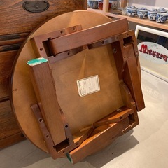 店舗・出張買取実施中★折りたたみテーブル　ローテーブル　木製　ブラウンの画像