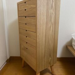 アンティークチェスト 天然木製の画像