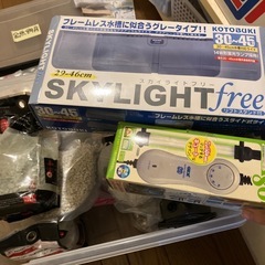 水槽用砂利+ライトなど　ジャンク品の画像