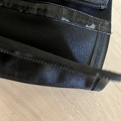 500円　本革　膝下ロングブーツ　23センチの画像