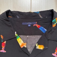 柄シャツ　L  半袖の画像