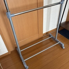 2段ハンガー掛けの画像