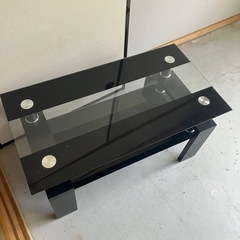 美品🌟ガラステーブル‼️配送🉑の画像