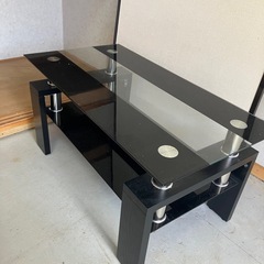 美品🌟ガラステーブル‼️配送🉑の画像