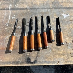 大工道具　ノミの画像