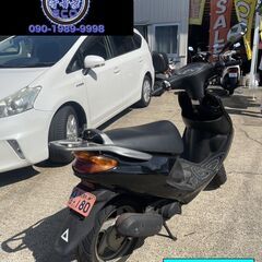 お取引き頂きました。☆即乗り車両☆買い取り、下取り大歓迎!!保証付き車両になります♪　愛知県公安委員会登録業者(オートバイ商)☆GARAGE-ECO千音寺☆軽整備＆点検済み☆グランドアクシス100黒　5-549名古屋市中川区より!!の画像