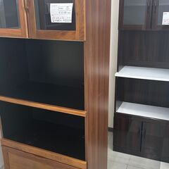 ★リユースのサカイ千葉中央店★  レンジボード ブラウン H180×D44×W80 クリーニング済み TC4774の画像