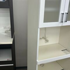 ★リユースのサカイ千葉中央店★  レンジボード ホワイト H180×D40×W85 クリーニング済み TC4775の画像