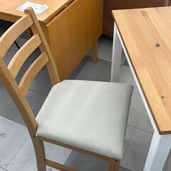 ★リユースのサカイ千葉中央店★  ダイニングセット ブラウン H76×D74×W74 クリーニング済み TC4776の画像
