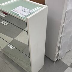 ★リユースのサカイ千葉中央店★  シューズラック ホワイト H88×D24×W63 クリーニング済み TC4778の画像