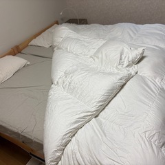 フランスベッドの羽毛布団の画像