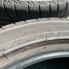 225/45R18 タイヤ4本セット販売の画像