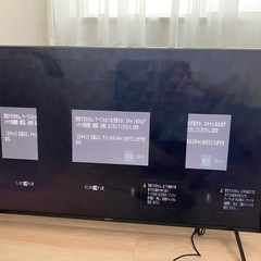 (渡す先
決定)ソニーブラビア4Kテレビ 55インチの画像