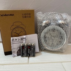 新品未使用　目覚まし時計 大音量 置き時計 アラーム 爆音 起きれるの画像