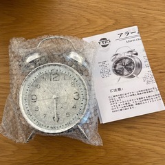 新品未使用　目覚まし時計 大音量 置き時計 アラーム 爆音 起きれるの画像
