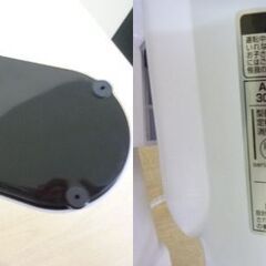 未使用/新品　訳あり　AIR FLOW エアフロー 扇風機 壁掛け 首振り 風量切替え 30cm壁掛け扇風機 切タイマー付き ホワイト AW-KSP305ACの画像