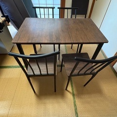 【購入者決定
】ダイニングテーブルセットの画像