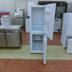 ID 669772　アイリスオーヤマ２ドア　162L　２０２０年製　冷凍BOX割れあり　の画像