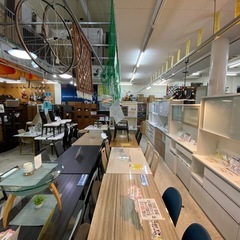 【愛品館 江戸川店 】2枚スライド扉キッチンボード アルミナ120 NITORI（ニトリ）の画像