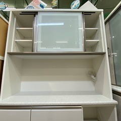 【愛品館 江戸川店 】2枚スライド扉キッチンボード アルミナ120 NITORI（ニトリ）の画像