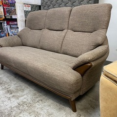 【愛品館 江戸川店 】3人掛け ファブリックソファ NITORI（ニトリ）の画像