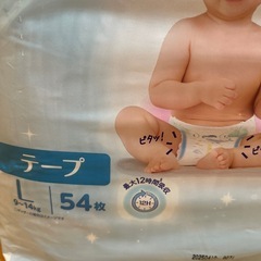 moony ムーニー 紙おむつ テープ Lサイズの画像
