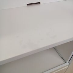 ★リユースのサカイつくば店★TK6671  食器棚 ホワイト H180×D46×W90 クリーニング済みの画像