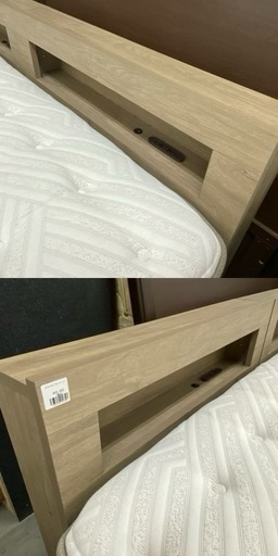 【愛品館 江戸川店 】 ロータイプ クイーンベッド NITORI（ニトリ）