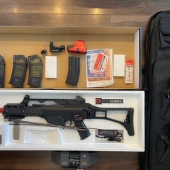 東京マルイ H&K  
G36C 充電器＋バッテリー 付き 引退セット　の画像