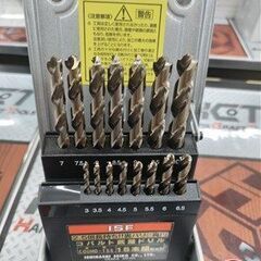 【未使用】イシハシ精工 コバルト武蔵ドリルセット 15本組 COUMD-15S 【ハンズクラフト宮崎新名爪店】の画像