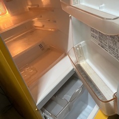 【0円！】運搬あり黄色いかわいい冷蔵庫の画像