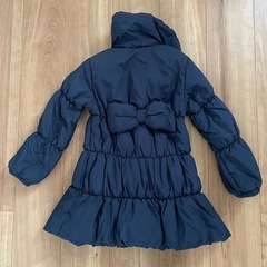 女の子冬服　ベリーズピンク　130 ダウン コートの画像