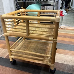 バンブータオルラックの画像
