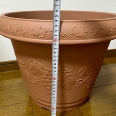 【室内使用ため美品】大きなプラスチック鉢　20L の画像
