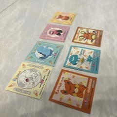 ポケットモンスター シール7枚 の画像