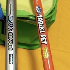 釣り　竿とリールのセットの画像