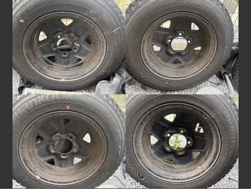 ジムニー 純正ホイール 175/80R16 スタッドレスタイヤ 4本セット