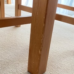 【IKEA/ヨックモック】ダイニングテーブル5点セット 椅子付きの画像