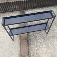 ブラック , コンロ奥 隙間ラック2段 , コンロ奥 隙間ラック2段の画像