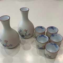 有田焼　梅だより　酒器揃の画像