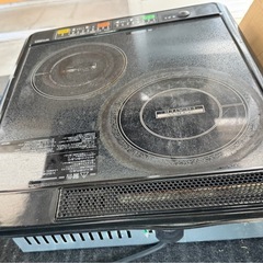 【無料】ビルトインIHコンロ　三菱　CS-H2201B　中古動作品の画像