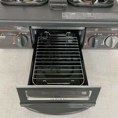 【Rinnai】 リンナイ ガステーブル KGS-77F 2口ガスコンロ RTS-350NFE-L 都市ガス 動作確認済み グリル付きガステーブル A0496の画像