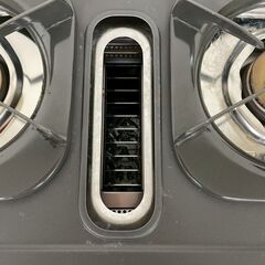 【Rinnai】 リンナイ ガステーブル KGS-77F 2口ガスコンロ RTS-350NFE-L 都市ガス 動作確認済み グリル付きガステーブル A0496の画像