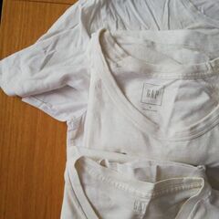ＧＡＰ　Ｔシャツ　ｍサイズ　ホワイト　３枚の画像