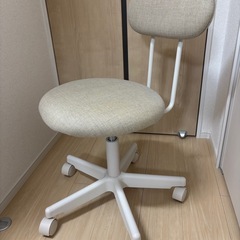 無印良品 ワーキングチェア デスクチェア ベージュの画像