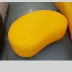 ID623941　ソファー　オットマン付き　イエローの画像